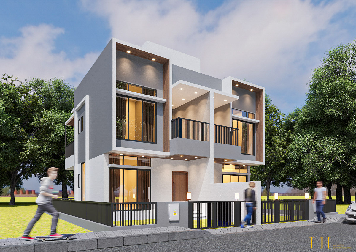 2Bhk Twin Bungalow_Front